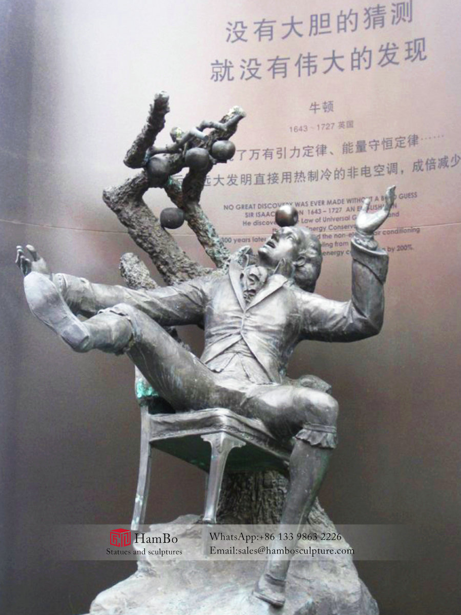 Campus bronze celebrity sculpture customization, scientists sculpture manufacturers
