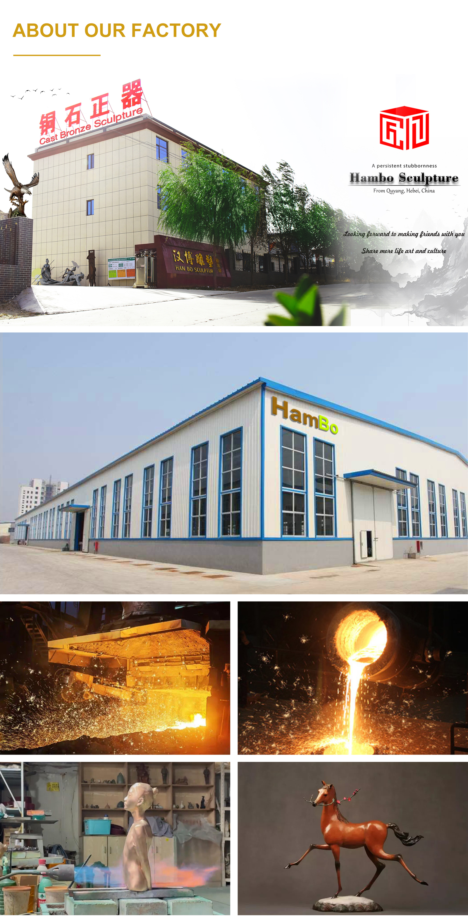 Large outdoor bronze fountain sculpture customization