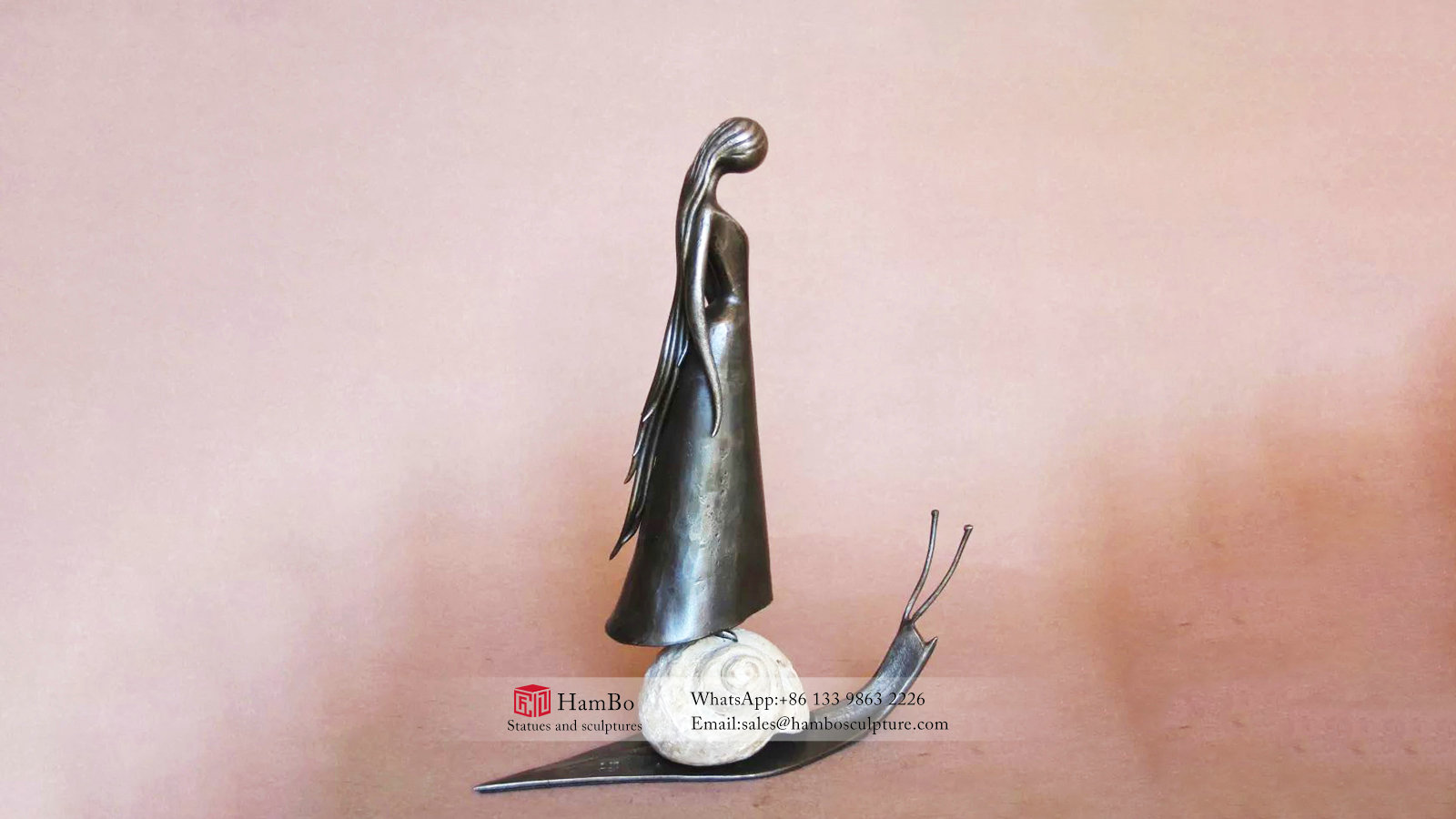 Modern bronze abstract figure sculpture custom manufacturers