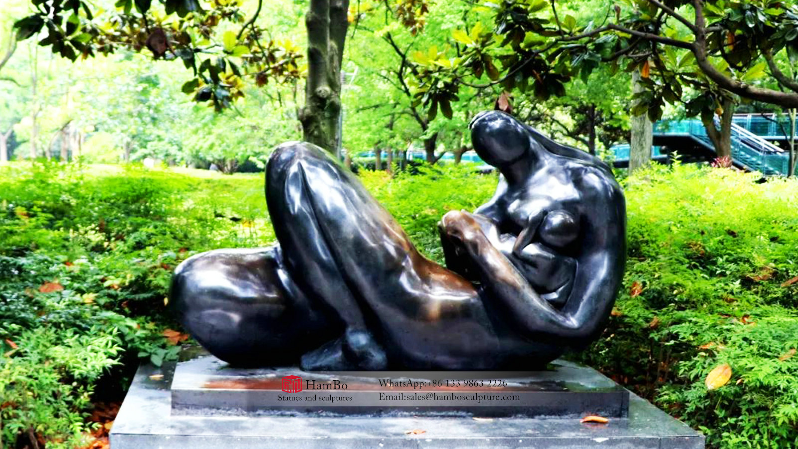 Modern bronze abstract figure sculpture custom manufacturers