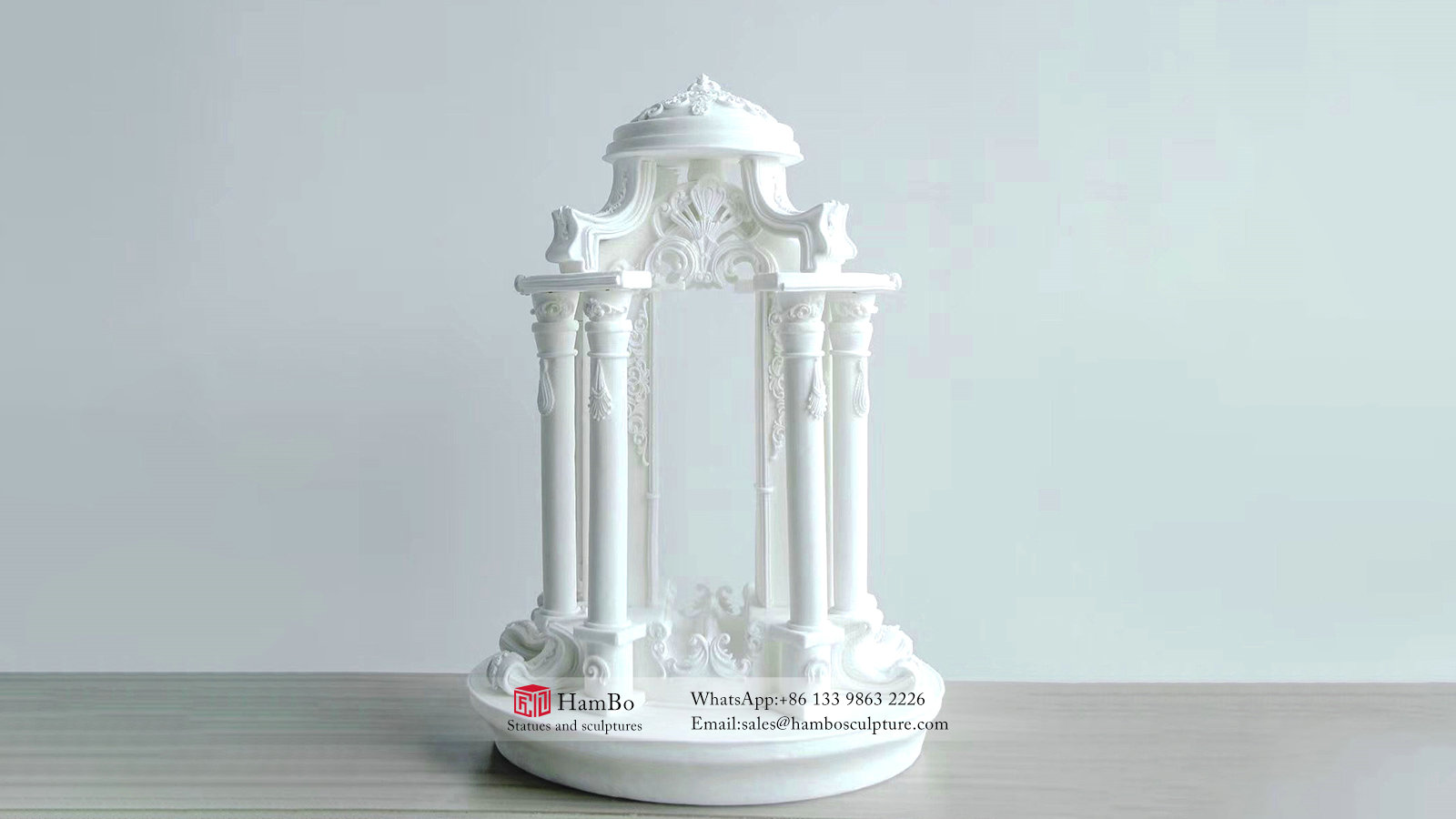 Square stone carving pattern Roman column sculpture manufacturers