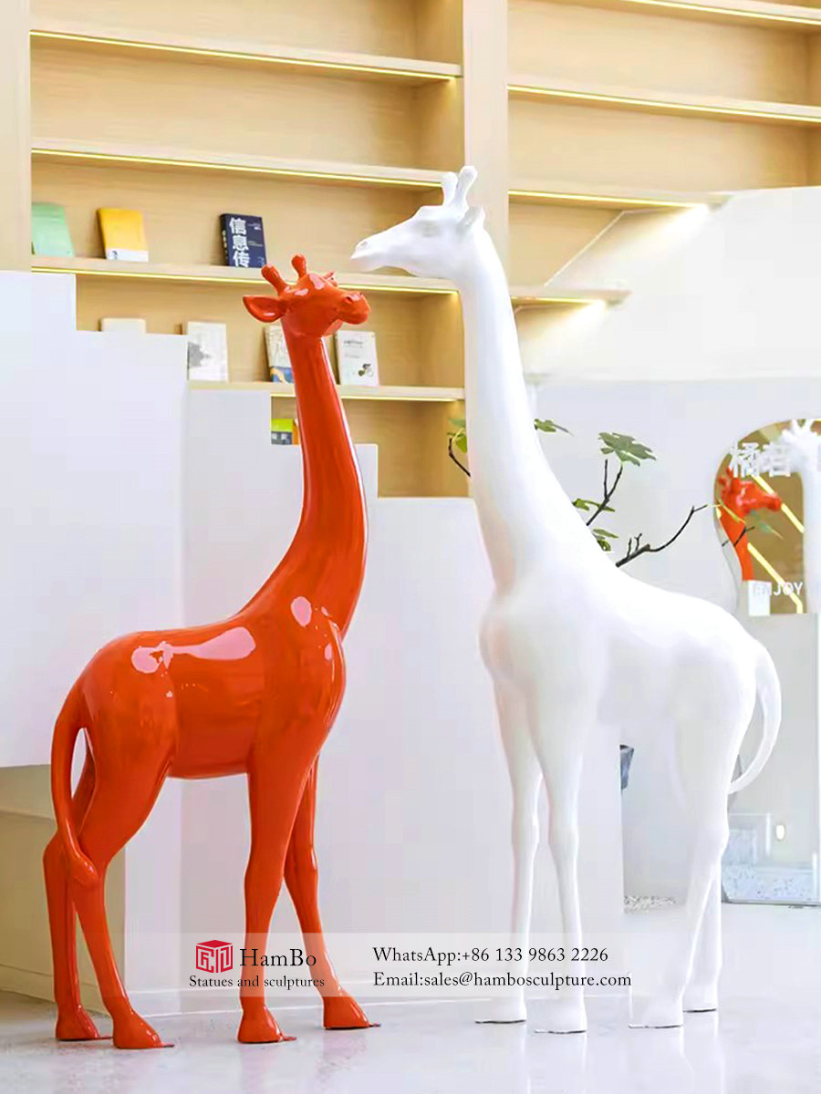 Indoor FRP abstract horse sculpture manufacturer