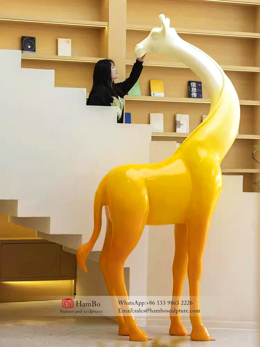 Indoor FRP abstract horse sculpture manufacturer