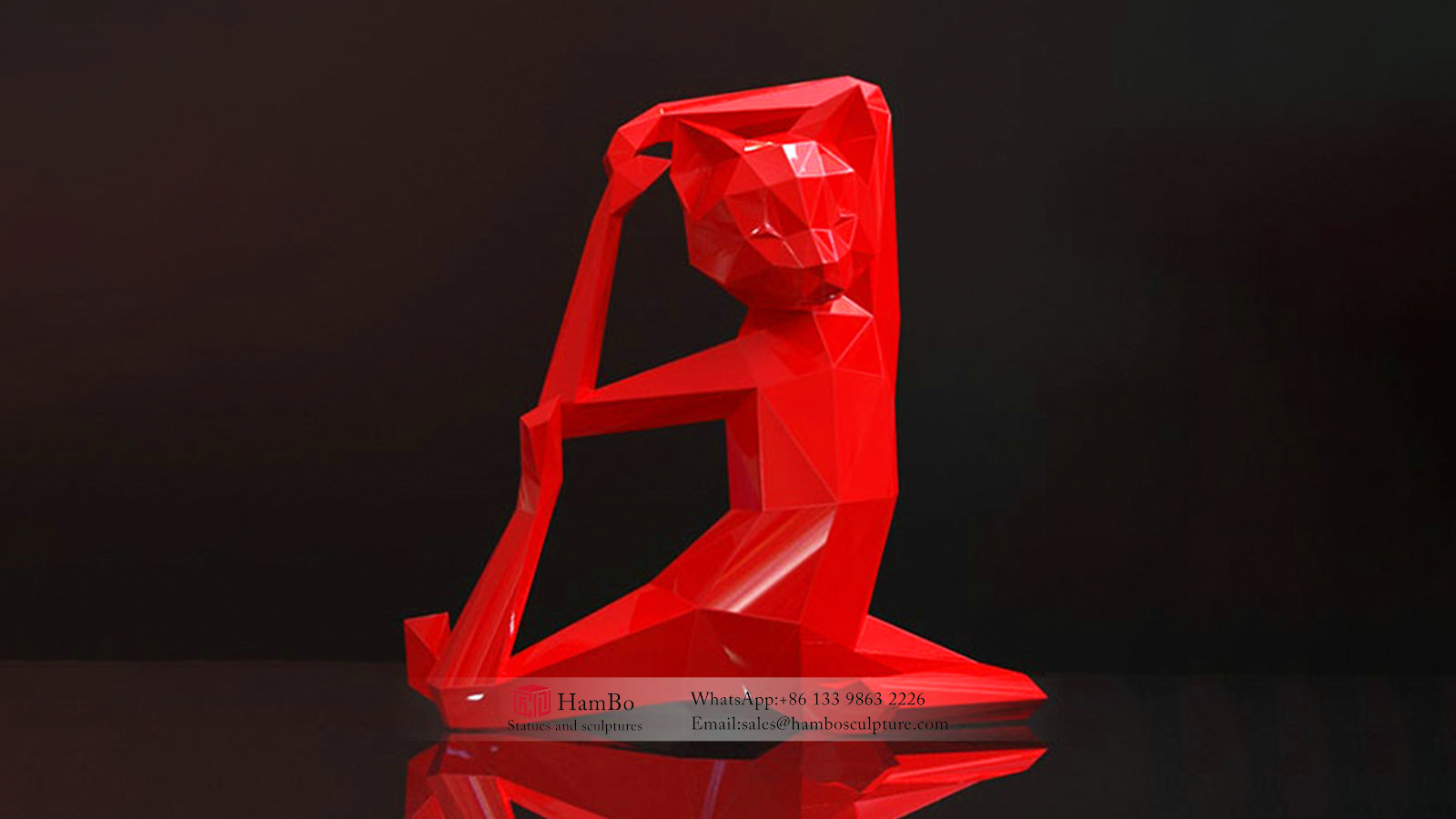 Indoor FRP abstract horse sculpture manufacturer