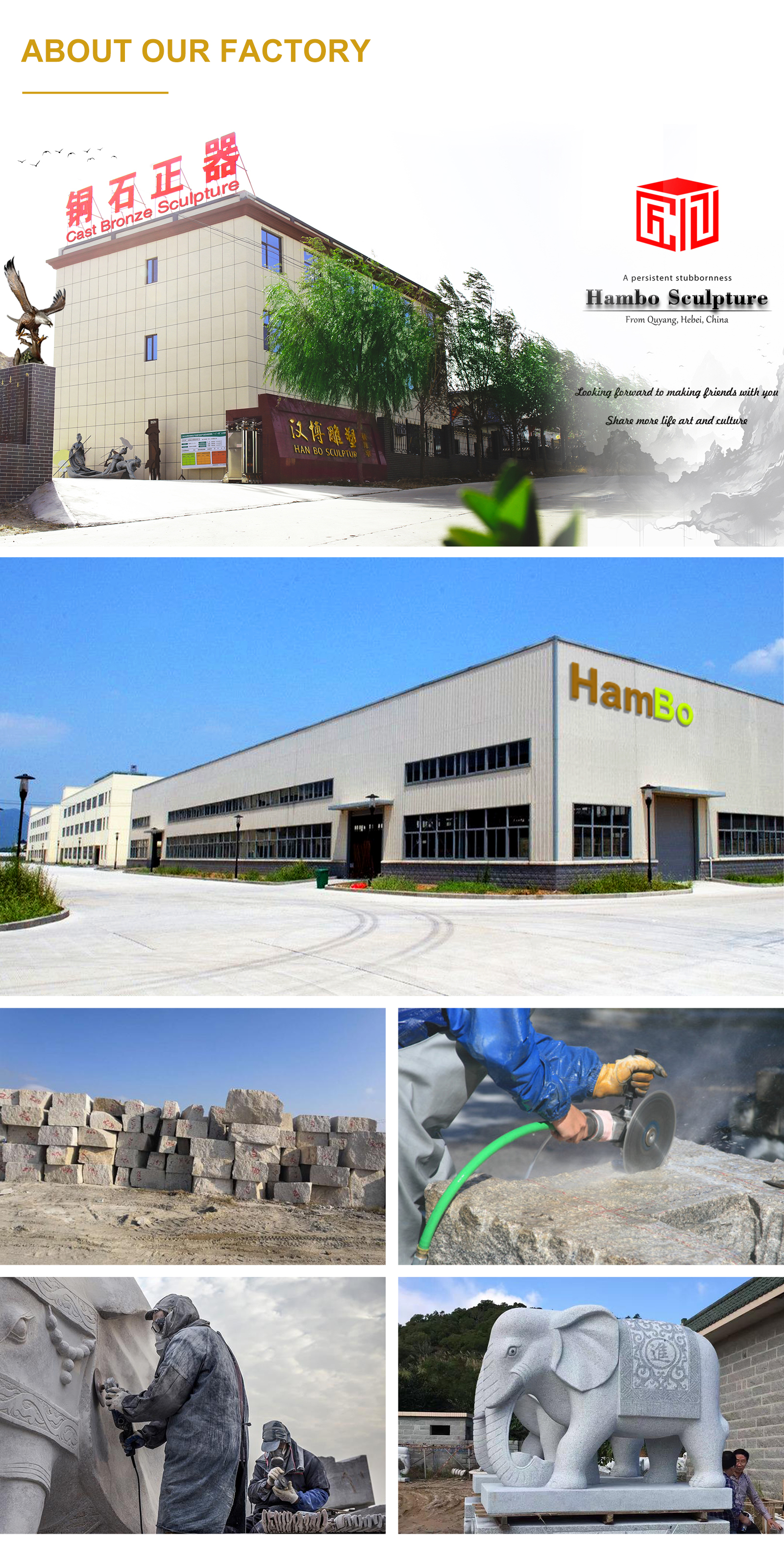 Park stone bronze combined with creative sculpture manufacturers