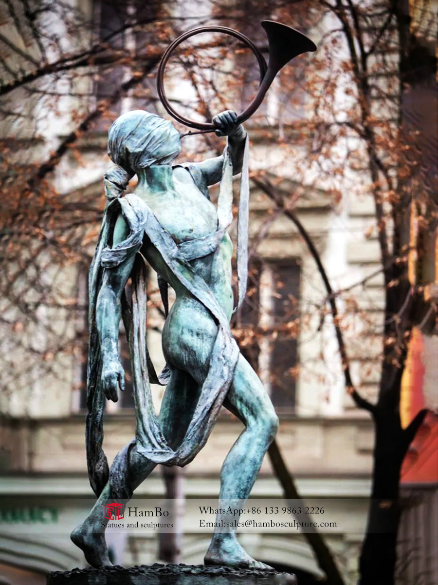 Outdoor scenic area music art figure sculpture manufacturers